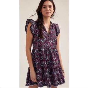 Omika Tiered Ruffle Mini Dress